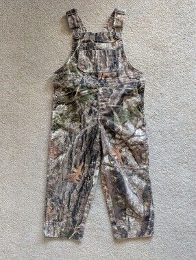 Cabela’s kids 4T Camo Overalls Bibs Hunting